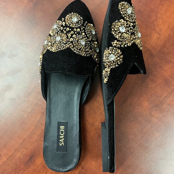 NWT Soft Surroundings Delilah Embellished Slide - Picture 5 of 7